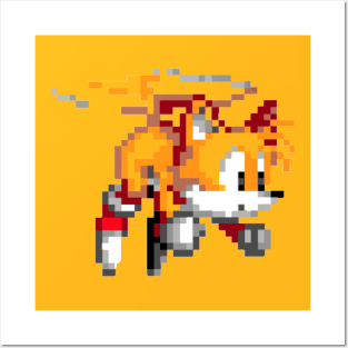 16 Bit Tails Posters and Art